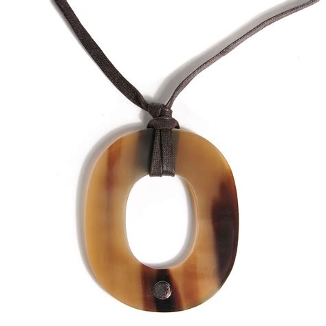 hermes horn|buffalo horn Hermes necklace.